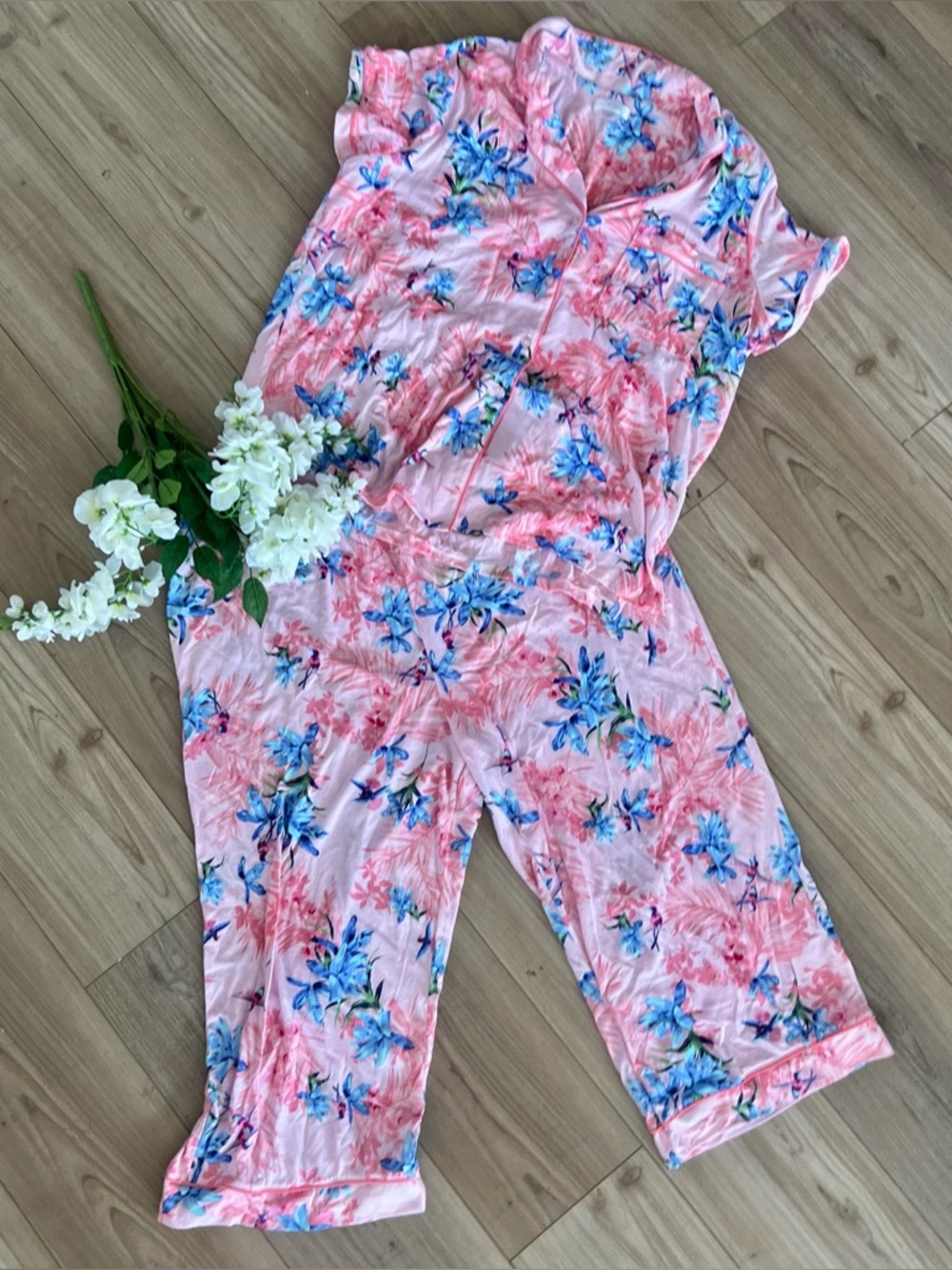 Pink Floral Secret Treasures Pajama Set
